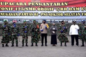 Pasukan Yonif 125 Diberangkatkan ke Merauke, Sekdaprov Berharap Tugas Berat TNI Jadi Inspirasi