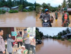 Banjir Luapan Sungai Batang Tamiang, Puluhan Rumah Warga Desa Sampuran Terendam