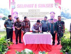 Walikota Hadiri Peresmian Kantor Polsubsektor Padang Sidempuan Selatan