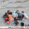 Pencarian Siswa SD Tenggelam Tim Gabungan temukan bocah mengapung dibelakang bendungan Sungai Batang Gadis, Kamis (1/6/2023) fhoto : Warta Mandailing.