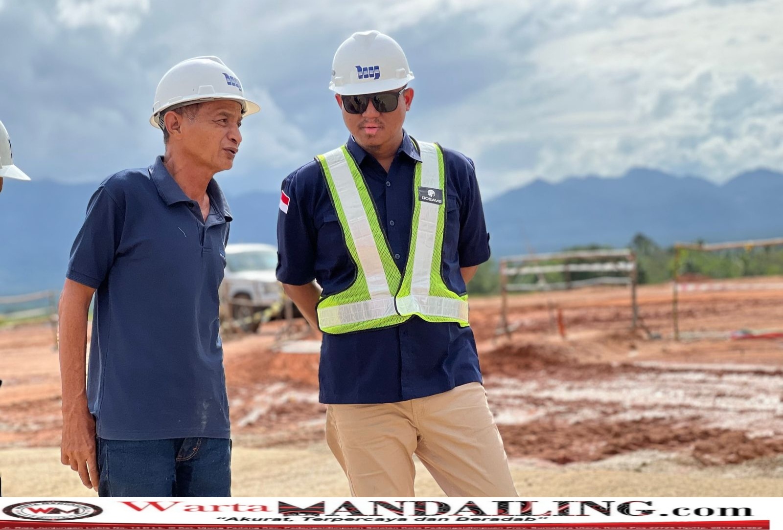 Project Manager Pembangunan Bandara Bukit Malintang Mokh Ramdon Raharjo saat memberi keterangan kepada wartawan, Jum’at (11/08/2023) fhoto : Istimewa