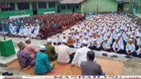 Ratusan santri Pondok Pesantren Subulussalam gelar zikir dan doa bersama untuk para pahlawan perintis kemerdekaan, kamis (24/8/2023) fhoto : Munir Lubis /Wartamandailing.