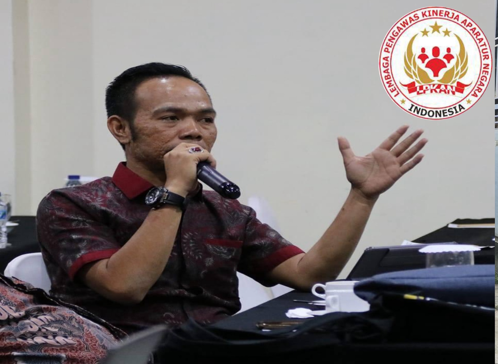 Ketua bidang penelitian dan pengembangan Lembaga Pengawas Kinerja Aparatur Negara (LPKAN) Indonesia, Ahmad Fauzan Hasibuan Sabtu (23/12/2023) fhoto : Istimewa.