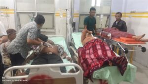 Delapan puluh enam warga diduga keracunan H2S, kini sedang dirawat di rumah sakit, Kamis (21/2/2024) fhoto : Istimewa.