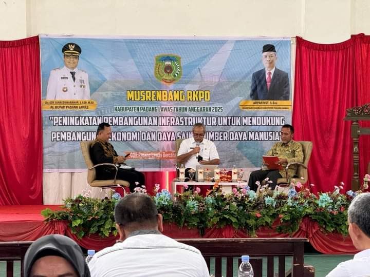 Pj. Bupati Padang Lawas Dr. Edy Junaedi, S.STP., M.Si, Rabu (28/2/2024) fhoto : Istimewa.