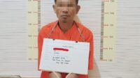 Pelaku berhasil diamankan Polres Tapteng yakni HS (47 tahun) pria, petani, warga Sorkam, Kabupaten Tapanuli Tengah, fhoto : Istimewa.