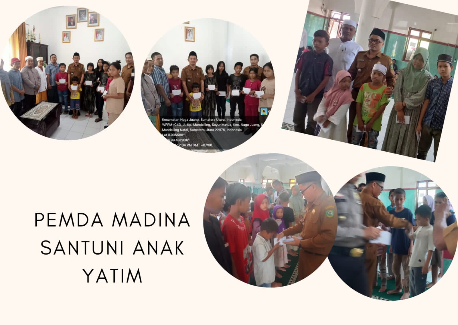 Jelang Idul Fitri pemkab Madina Santuni 588 anak yatim, fhoto : Istimewa.