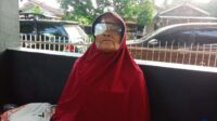 Masnah Nasution (67) pasien operasi mata Katarak gratis, asal Desa Bangko, Kecamatan Linggabayu, Kabupaten Mandailing Natal, fhoto : Istimewa.